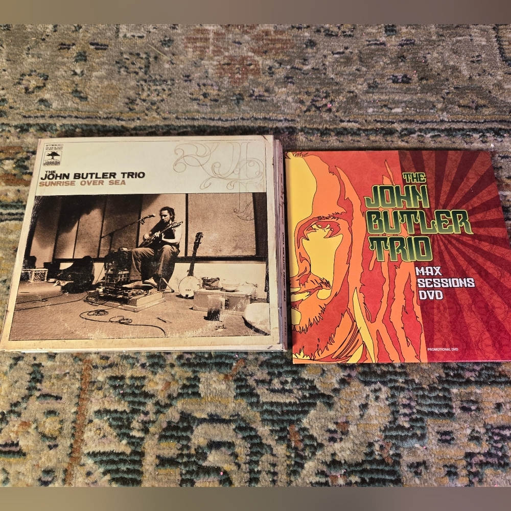 Lot of 2  by John Butler Trio: Sunrise Over Sea CD + Max Sessions DVD